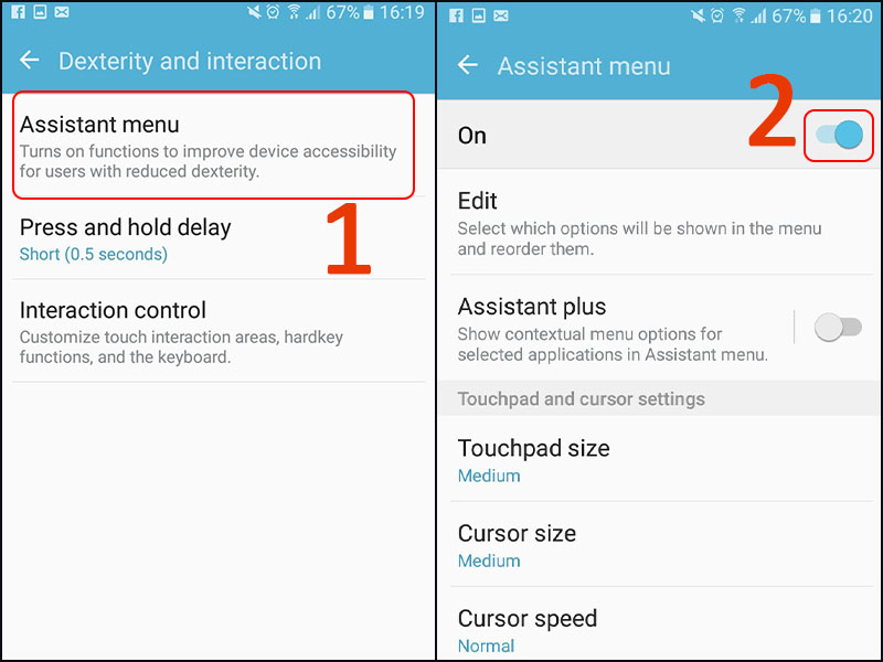 Hiện n&uacute;t Home tr&ecirc;n m&agrave;n h&igrave;nh